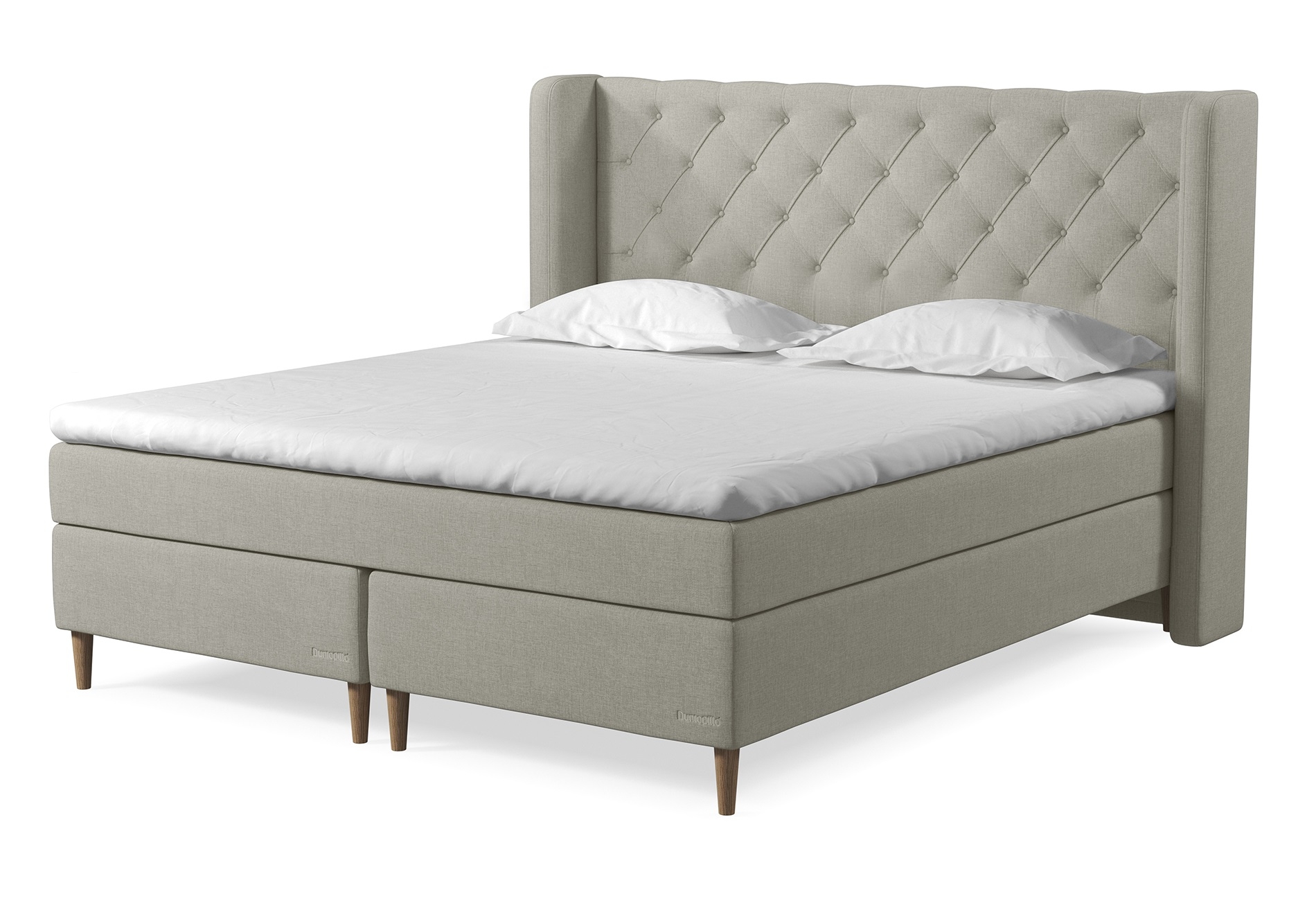 Dunlopillo  Pure Kontinentalseng 180x210 Cm Dansk Kvalitet Og Dansk Design